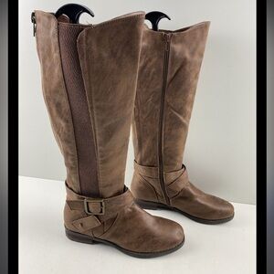 WOMEN’S SZ 6 BROWN KNEE HIGH BOOTS SIZE 6 nib BULLBOXER BOOTS